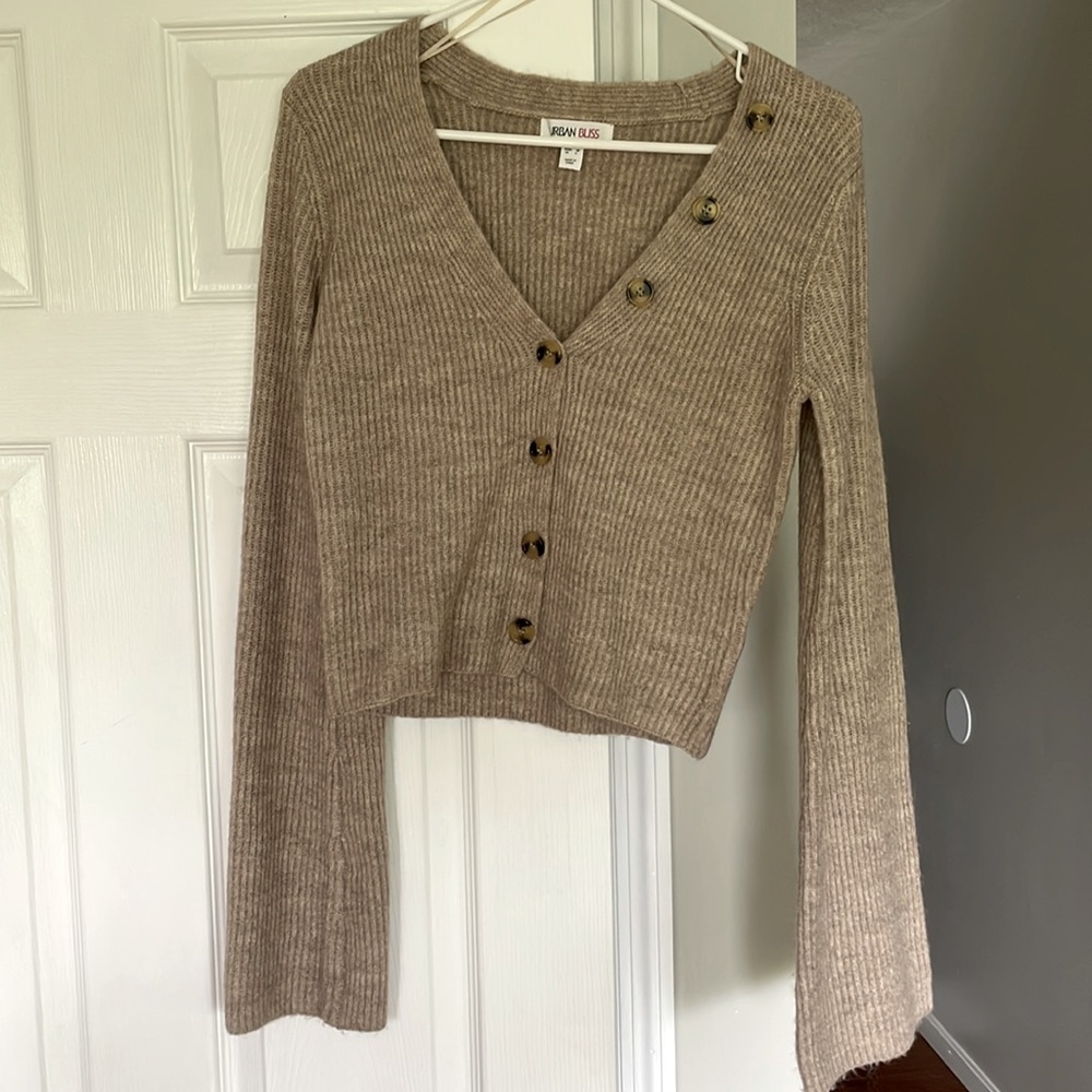 ASOS Ribbed Crop Sweater - Picture 1 of 4